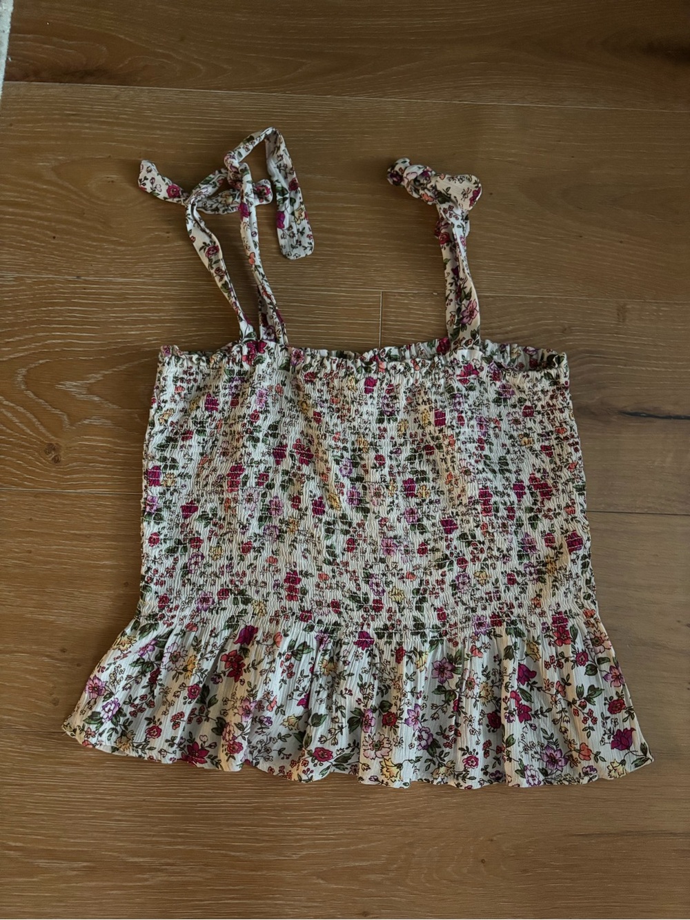 Floral Tank Top, Doen look alike, like new, beautiful colors!